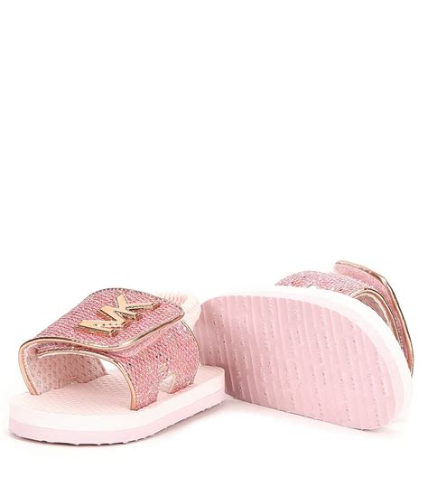 michael kors baby slides